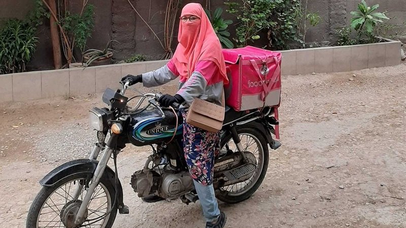 Foodpanda Delivery Rider in Pakistan