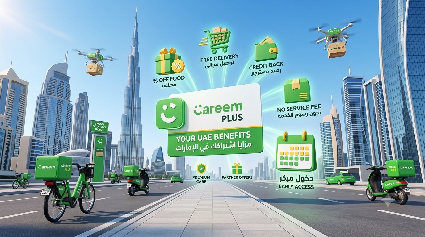 Careem Plus Delivery App Subscription UAE